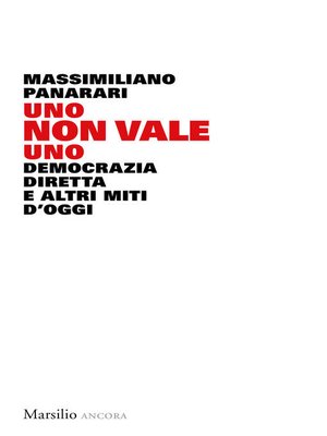cover image of Uno non vale uno